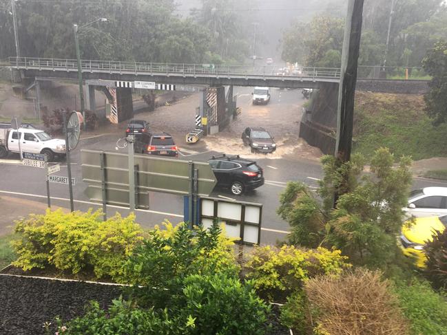 Roads cut as 200mm deluge hits Sunshine Coast, more rain forecast