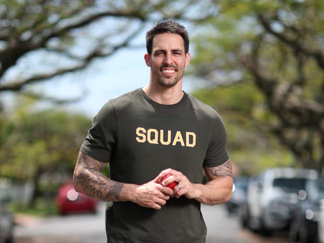 Cricketer Mitchell Johnson made his comments in a newspaper column. Picture: Peter Wallis