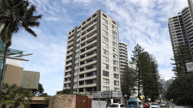 President apartment building is falling apart , concrete cancer, broken lifts and the pool in need of repair.Picture Glenn Hampson