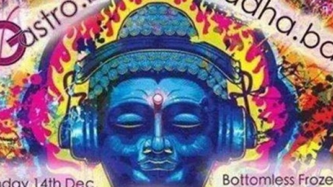 It was this image of Buddha wearing headphone that landed Phil Blackwood in a Burmese prison for 13 months.