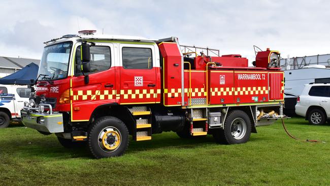 The fire truck at the Warrnambool Show.