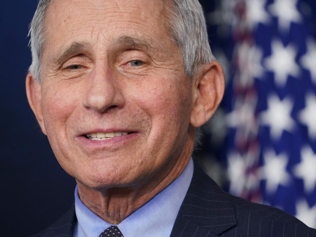 White House chief medical adviser Anthony Fauci. Picture: Mandel Ngan/AFP