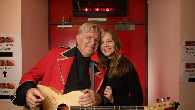 Mark Holden with his daughter Katie Holden. Photo Naomi Jellicoe