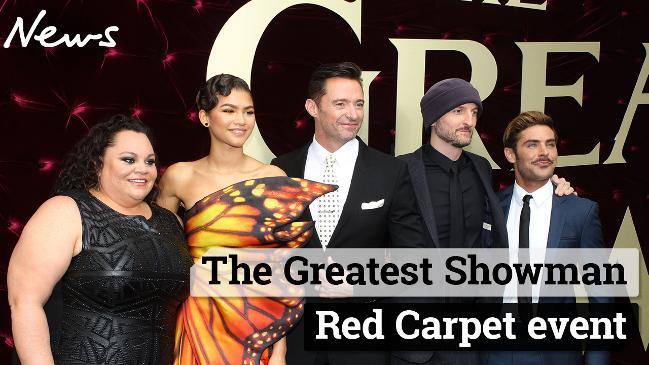 The Greatest Showman stars walk the red carpet