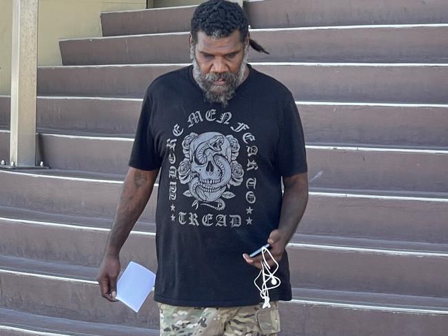 He was diagnosed with post-traumatic stress disorder from his childhood and is currently continuing his treatment in Moranbah. Photo: Fergus Gregg