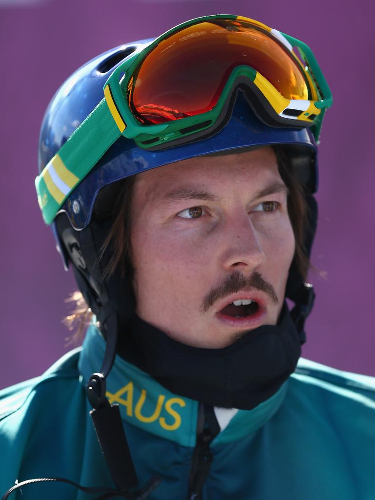 Alex ‘Chumpy’ Pullin during competition at the Sochi Winter Olympics in 2014. Picture: Getty Images