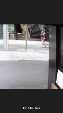 CCTV catches crims: Manhunt after two men rob Rundle Mall Footlocker with an axe