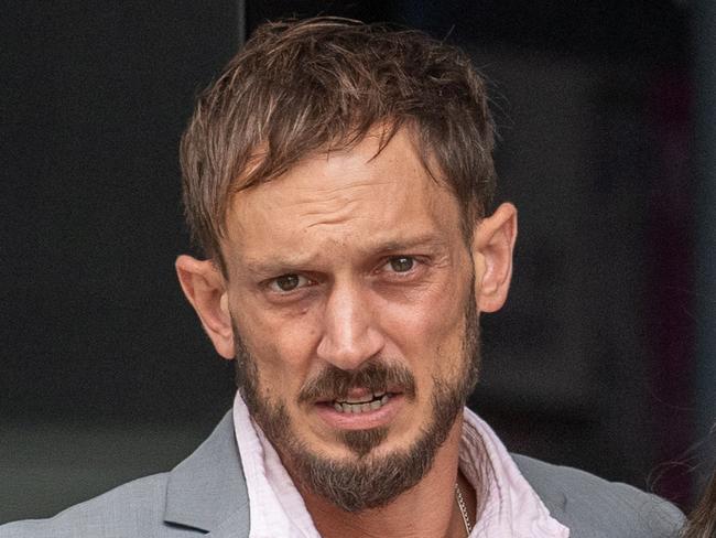 Cameron Micheal Petrie leaving Maroochydore Magistrates Court on December 16, 2024. Picture: Patrick Woods