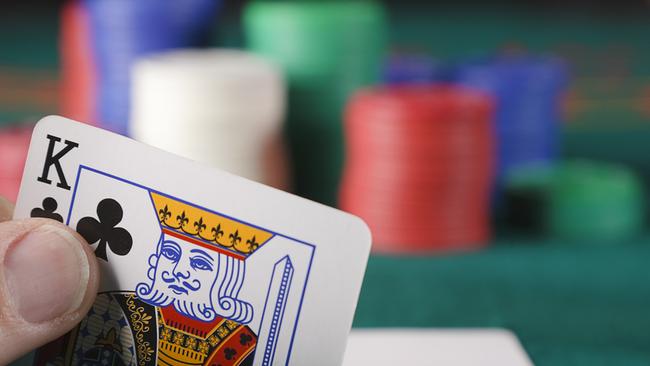 Some players want their cards dealt face down so they can “squeeze” them. 