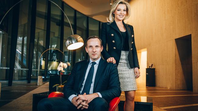 Charlie and Ellie Aitkin are among few the remaining faces at funds manager AIM. Picture: Jonathan Ng