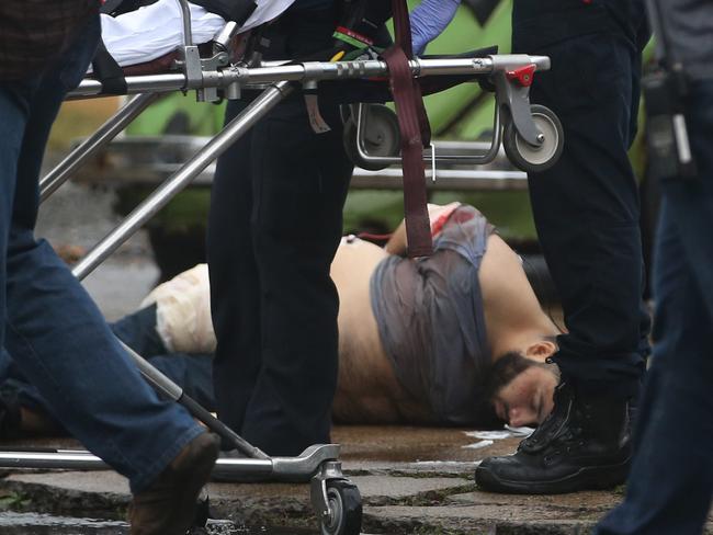 Ahmad Khan Rahami has been taken into custody. Picture: Ed Murray/NJ Advance Media via AP