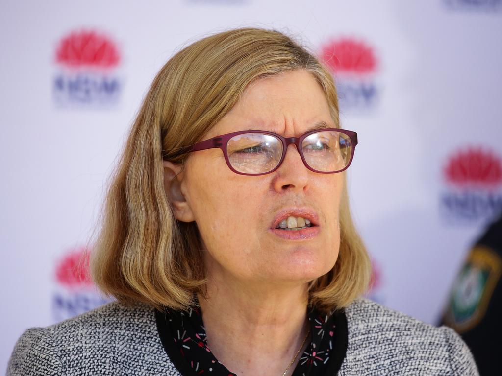 NSW chief health officer Dr Kerry Chant said a decision on school returning next week had not been made. Picture: NCA NewsWire/Gaye Gerard