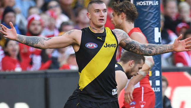 Dustin Martin is top of the wish list for a number of clubs.