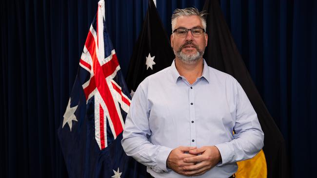 NT Police Association president Nathan Finn (NTPA) Picture: Pema Tamang Pakhrin