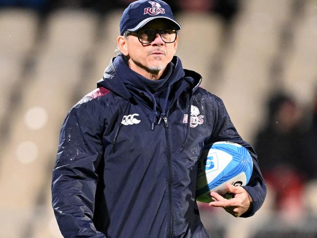 Reds coach Les Kiss reflects on his team’s Super Rugby Pacific season. Picture: Joe Allison/Getty Images