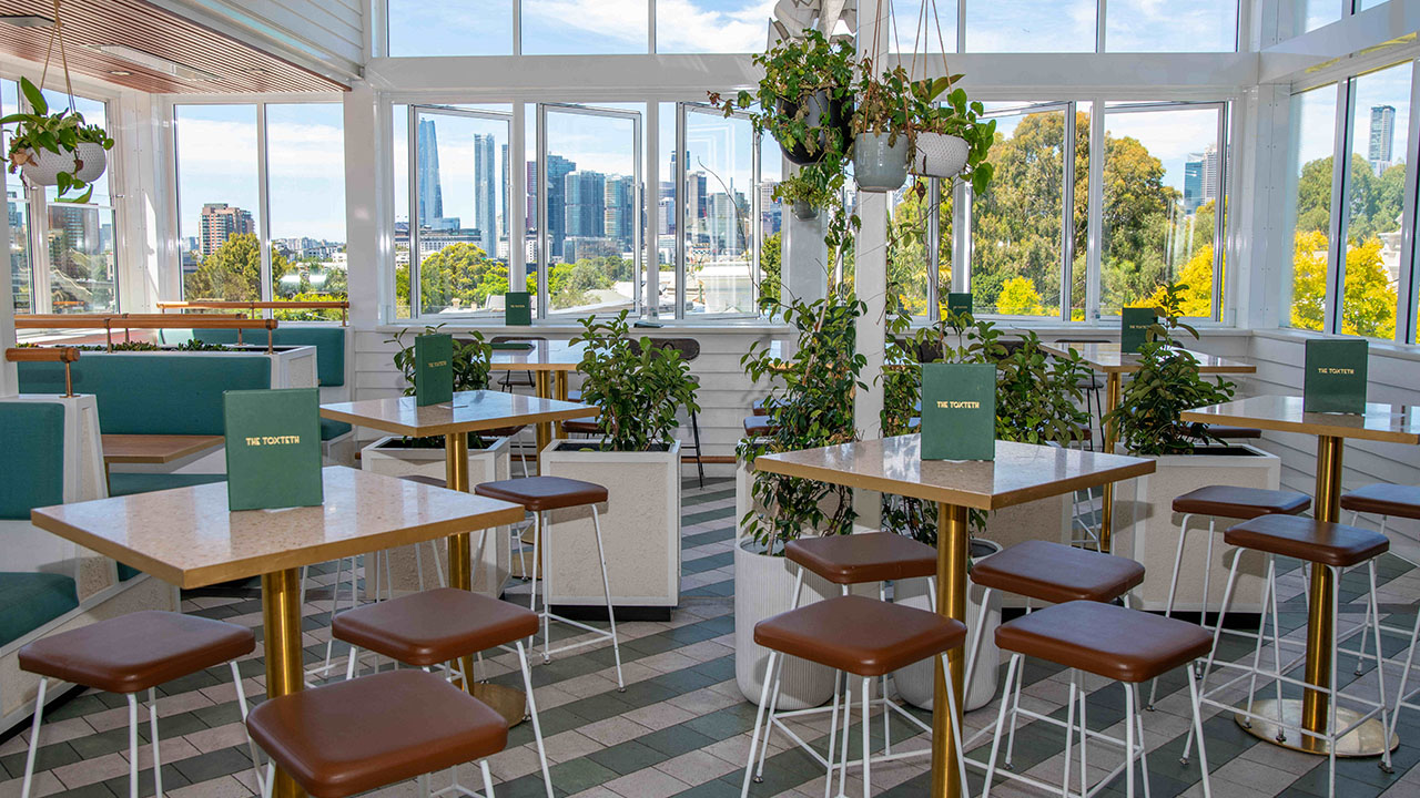 <h2>The Toxteth, Sydney, NSW</h2><p>Glebe in Sydney&rsquo;s inner west isn&rsquo;t the first place that comes to mind when you think &ldquo;rooftop bar&rdquo; but one of its oldest pubs, <a href="https://www.toxtethhotel.com.au/" target="_blank" rel="noopener">The Toxteth</a>, has stepped up to smash that myth. They&rsquo;ve just transformed their sticky old sports bar into the Miami-style Tocky Terrace on their upper level, serving pub classics like schnitties and burgers, with views all the way to the Harbour Bridge.&nbsp;</p>