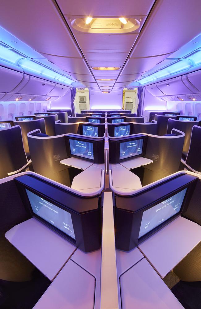 We all scream ... for large screens. Picture: Virgin Australia