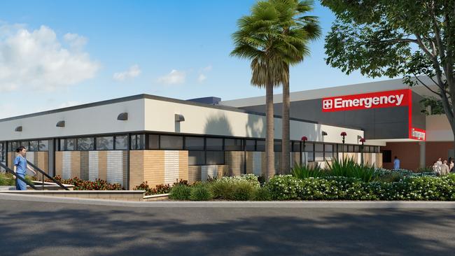 An artist’s impression for the new ED at Bankstown-Lidcombe Hospital.