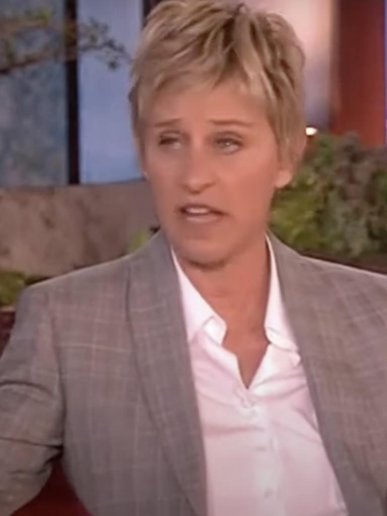 Ellen broached the subject amid news of Chris Brown assaulting Rihanna in 2009.