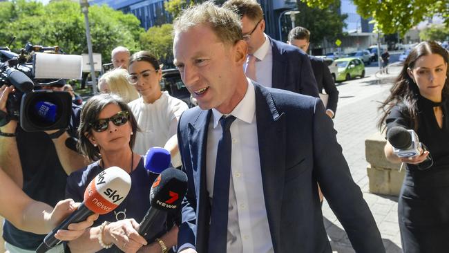 Former Liberal leader David Speirs outside court. Picture: RoyVPhotography