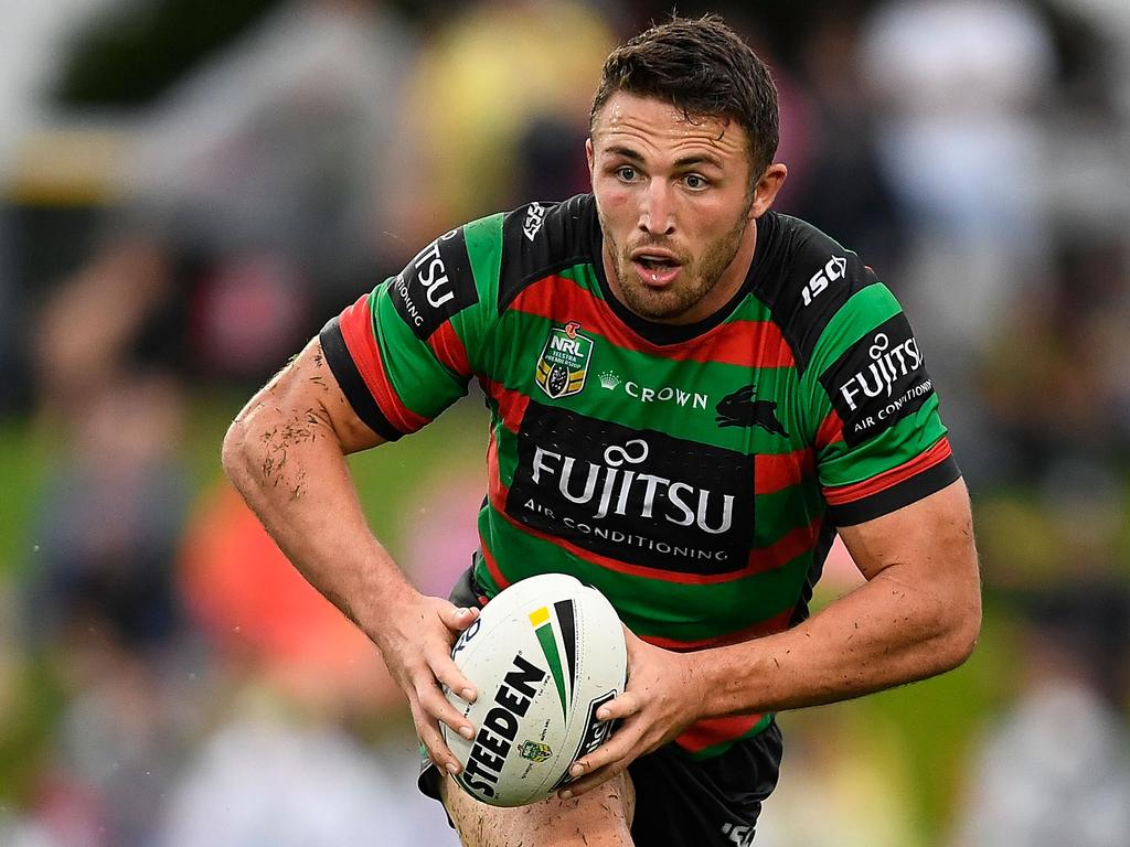 South Sydney big man Sam Burgess has a good record against the Storm. Picture: Getty Images