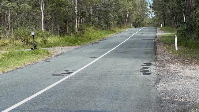 Hotz Rd is closed at the incident site between Bobermien Road and Gayle Court. Picture – Grace Hamilton.