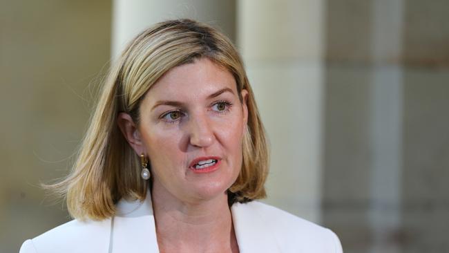 Health Minister Shannon Fentiman had less baggage and offered the opportunity of a decisive break with the Palaszczuk era. Picture: David Clark