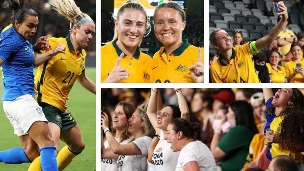 The Matildas played Brazil as international sport returned to Sydney.