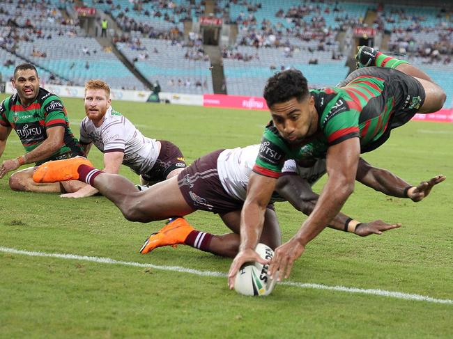 Robert Jennings was unstoppable against the Sea Eagles. Picture: Getty Images