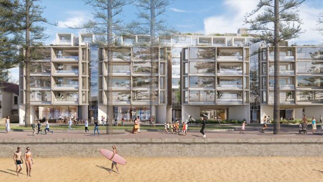 An artist's impression of the proposed $118 million redevelopment of the Royal Far West complex at Manly. Picture: Supplied