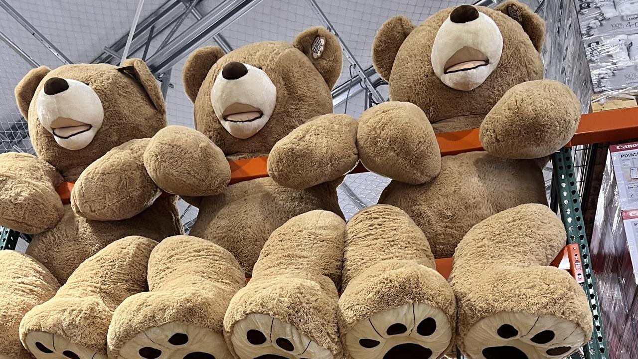 Quick, when next will you get a giant teddy bear for $399.99? Picture: Grace Frost