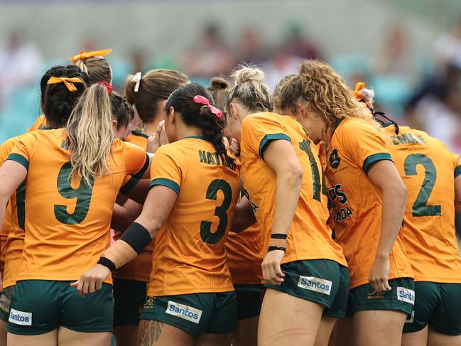 Australia's is chasing a first ever triumph at the Hong Kong Sevens. Picture: Mike Lee / World Rugby