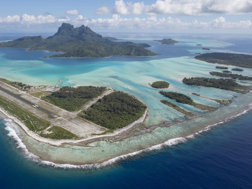 The two-week itinerary calls into famous Bora Bora. Picture: Aranui Cruises
