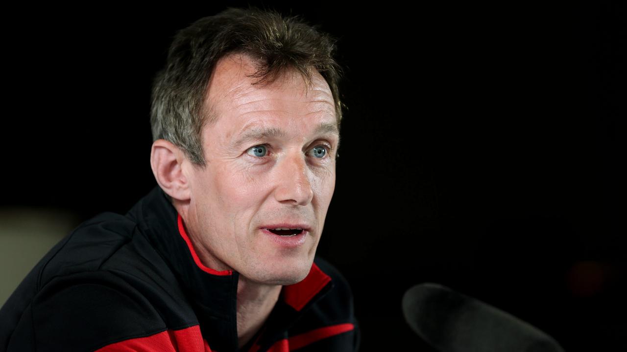 Wales backs coach Rob Howley.