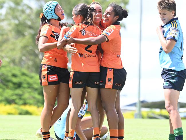 Harvey Norman U17 girls match between Brisbane Tigers and NorthsSaturday February 1, 2025. Picture, John Gass