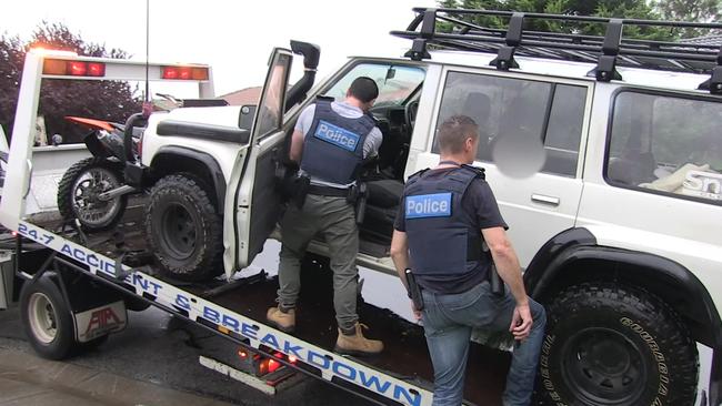 The men arrested were members of the Finks bikie gang.