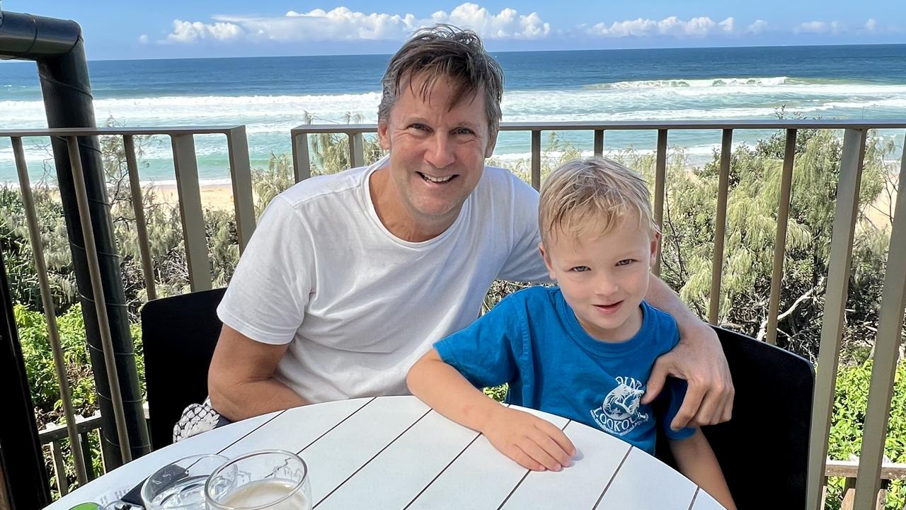 Greg Turner, pictured with his son George, 6, hoped more Airbnb operators would register under the new Noosa Council local law.