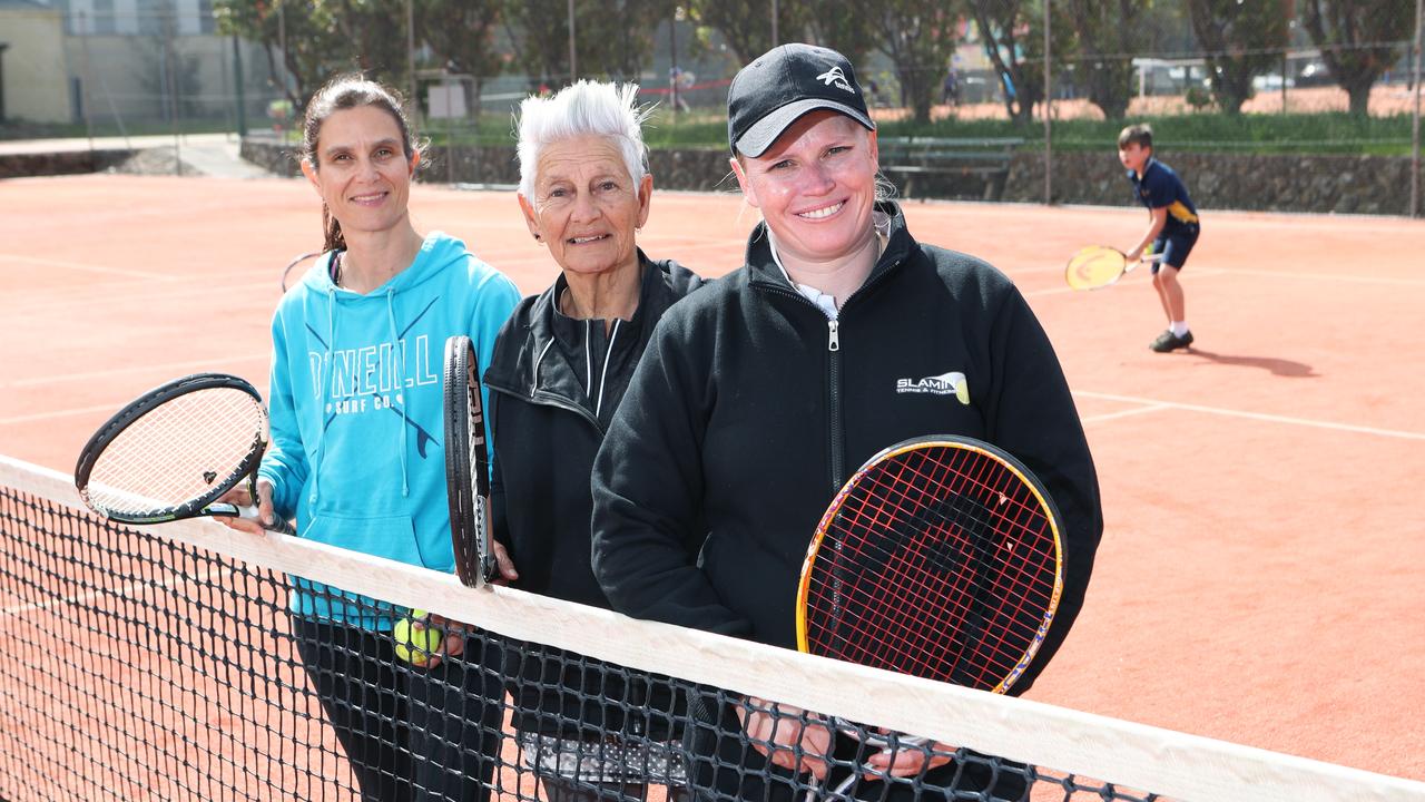 She encourages people of different ages and abilities to play tennis. Picture: David Crosling