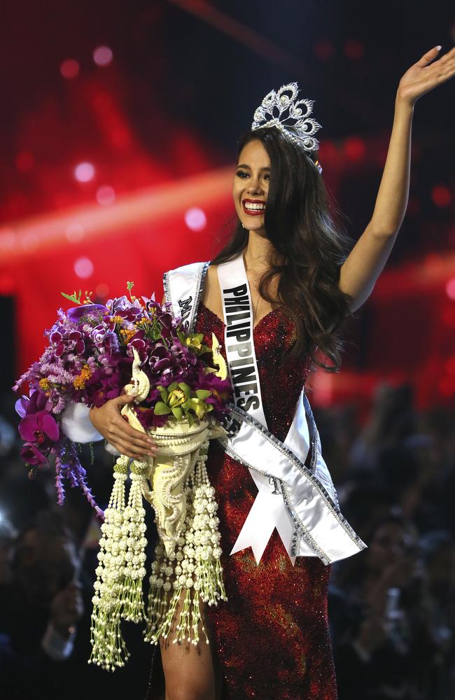 Miss Philippines Catriona Gray has won Miss Universe 2018. (AP Photo/Gemunu Amarasinghe)