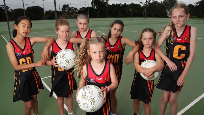 Girls from the Dingley Netball Club that play in the Springvale and District Netball Association may be able to return to training next week following Netball Victoria’s return to play guidelines release. Pic: Michael Klein