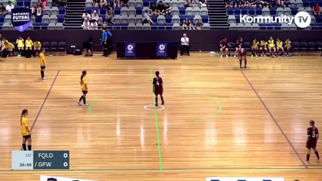 Replay: Football Australia National Futsal Championships Day 4 - Football Queensland v Gold Fields WA (U13 Girls semi-final)