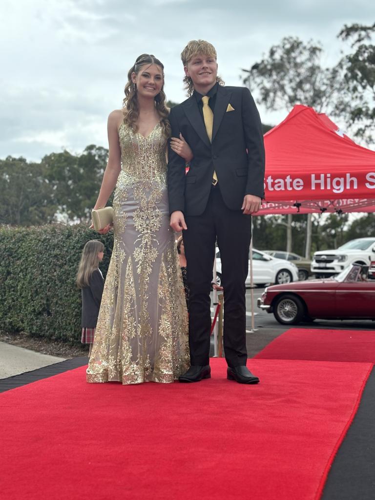 The students of Urangan State High School celebrating their formal.
