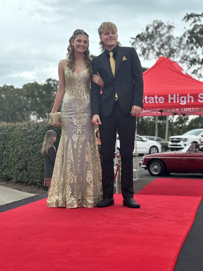 The students of Urangan State High School celebrating their formal.