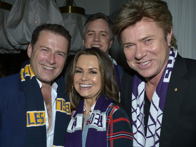 Channel 9 talent Karl Stefanovic, Lisa Wilkinson, Richard Wilkins and Tim McMillan.