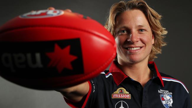 Cody Weightman toured Whitten Oval before the draft and was snapped up by the Doggies. Picture: Michael Klein