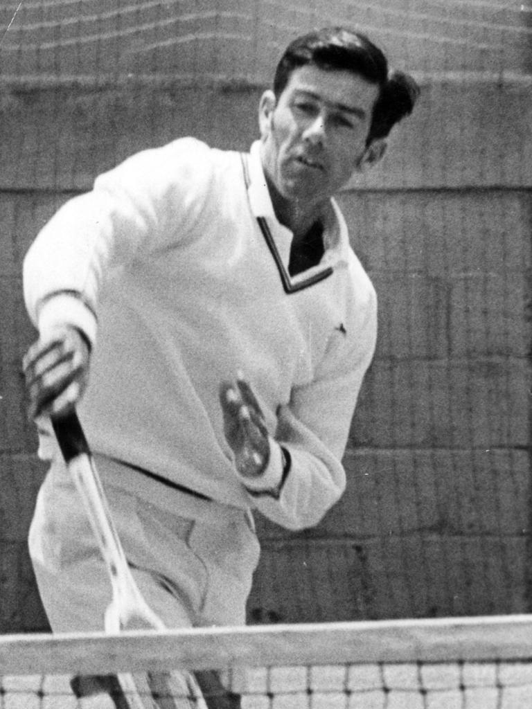 1971, Ken Rosewall at Kooyong for the Australian Open.