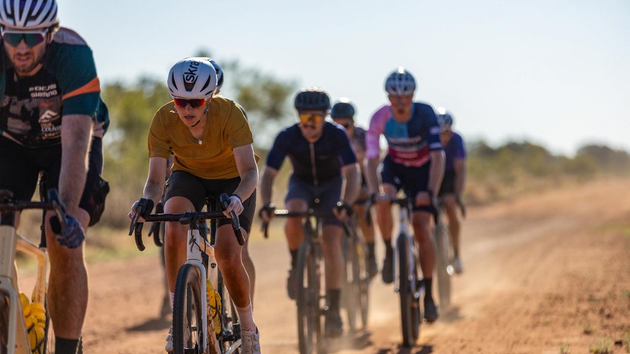 The Shimano Gravel Muster is coming back to Alice Springs August 2025 for its second iteration, promising to take riders through the East MacDonnell Ranges and more. Picture: Forktail