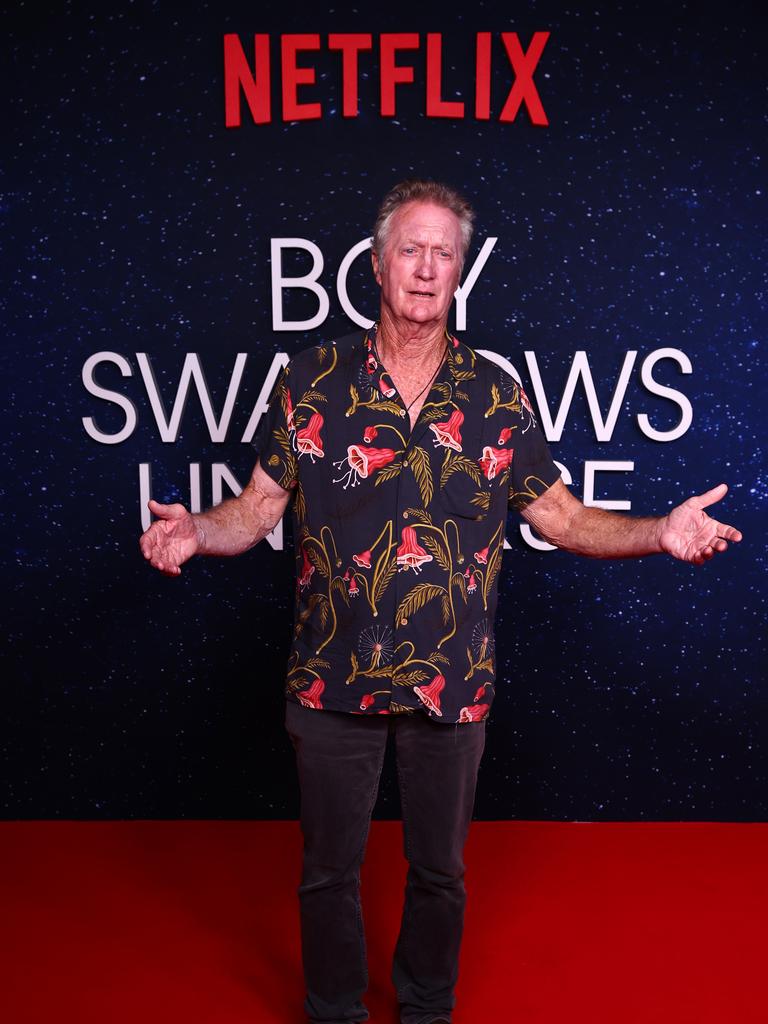 Bryan Brown at the Netflix world premiere of Boy Swallows Universe at New Farm Cinemas. Picture: Chris Hyde/Getty Images for Netflix