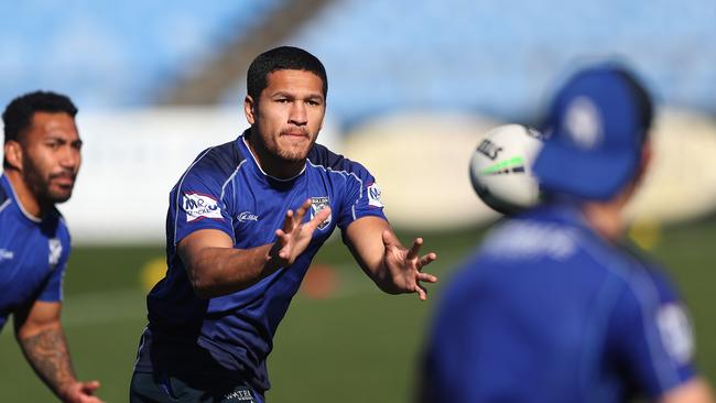 Dallin Watene-Zelezniak has been axed by the Bulldogs. Picture: Brett Costello