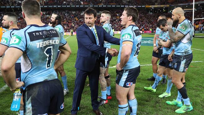 How can NSW go about rebuilding their players’ ‘character’. Picture: Brett Costello